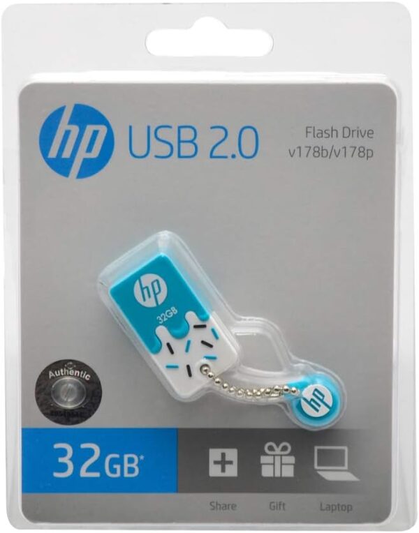 فلش مموری USB 2.0 اچ پی مدل V178 ظرفیت 32 گیگابایت