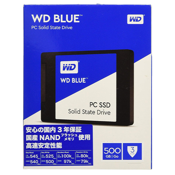 حافظه SSD وسترن دیجیتال مدل WDS500G1B0B ظرفیت 500 گیگابایت