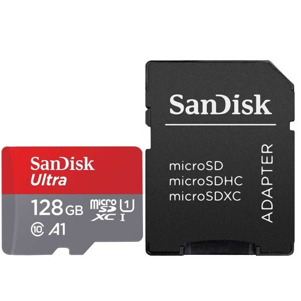 کارت حافظه microSDHC سن دیسک مدل Ultra A1 کلاس 10ظرفیت 128گیگ