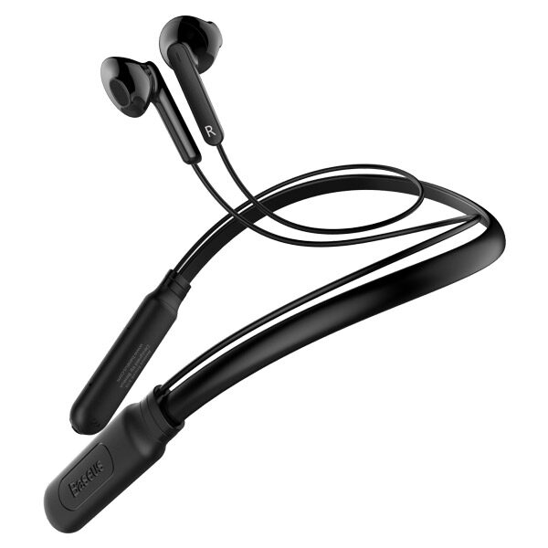 هندزفری نک-بند بلوتوثی مدل Encok Neck Hung Wireless Earphone S16 Black باسئوس