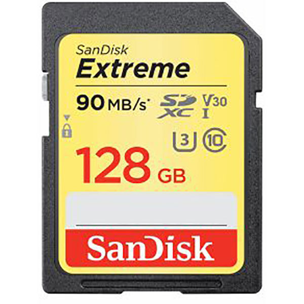 کارت حافظه SDHC سن دیسک مدل Extreme سرعت 90MBps ظرفیت 128گیگ
