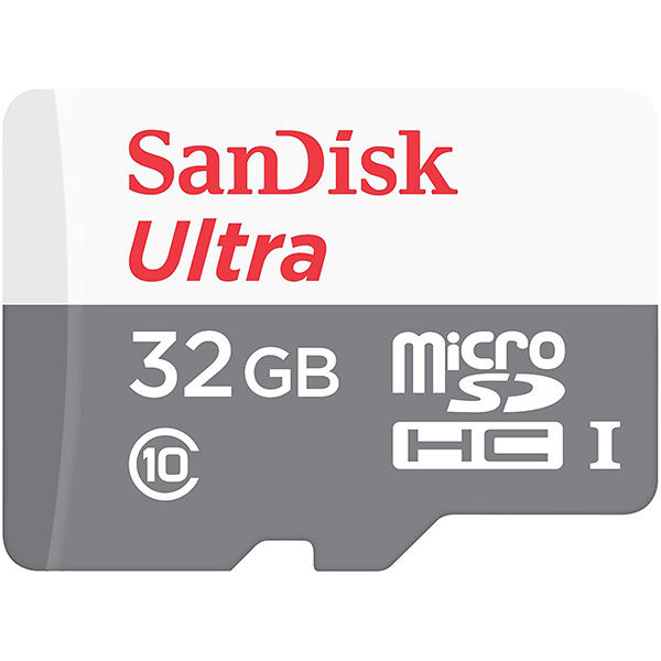 کارت حافظه microSD سن دیسک مدل Ultra کلاس 10 همراه با آداپتورظرفیت 32G