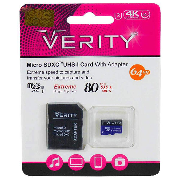 کارت حافظه microSDXC وریتی مدل 4K