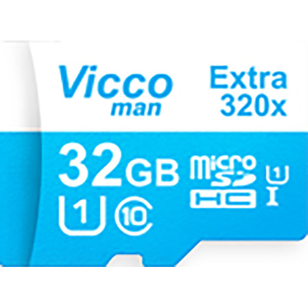کارت حافظه microSDHC ویکومن مدل Extre 320X ظرفیت 32گیگ همراه با آداپتور