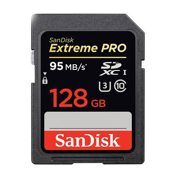 کارت حافظه SDHC سن دیسک مدل Extreme Pro سرعت 95M ظرفیت 128گیگ