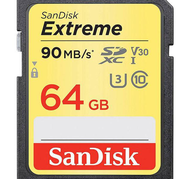 کارت حافظه SDHC سن دیسک مدل Extreme سرعت 90MBps ظرفیت 64گیگ