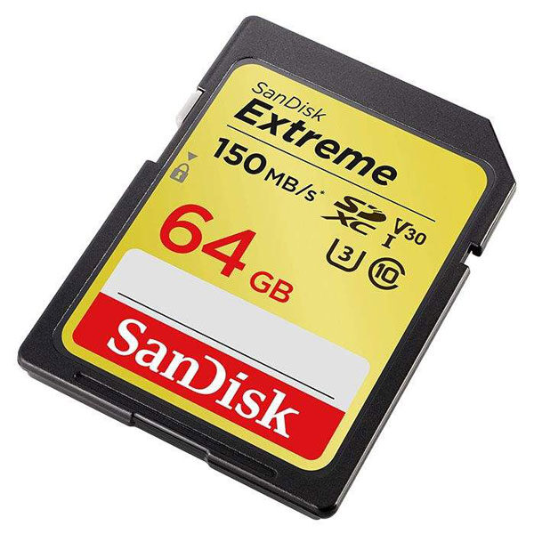 کارت حافظه SDXC سن دیسک مدل Extreme سرعت 150m ظرفیت 64 گیگ