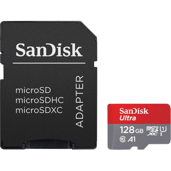 کارت حافظه سن دیسک MicroSD U1 Class 10 80MBps ظرفیت 128 گیگابایت