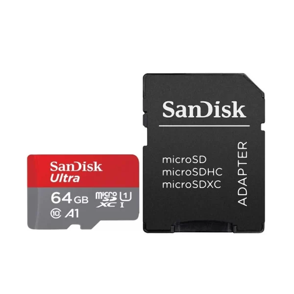 کارت حافظه سن دیسک MicroSD Ultra Class 10 120MBps ظرفیت 64 گیگابایت