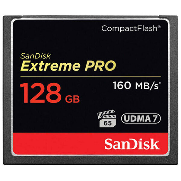 کارت حافظه سن دیسک CF Extreme 160MBps ظرفیت 128 گیگابایت