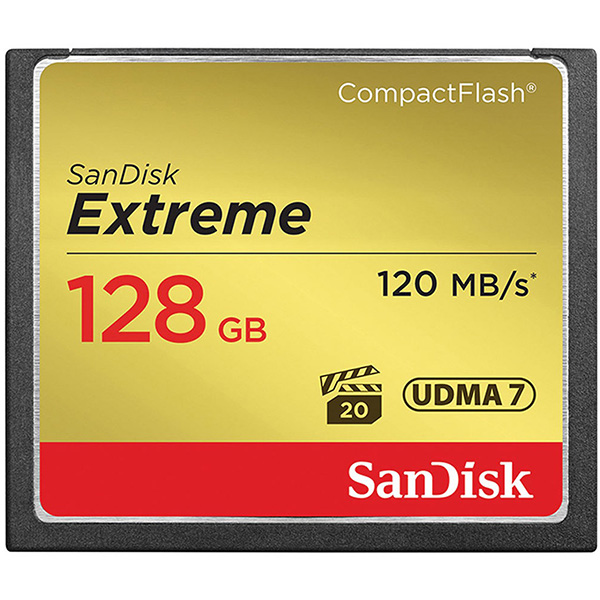 کارت حافظه سن دیسک CF Extreme 120MBps ظرفیت 128 گیگابایت