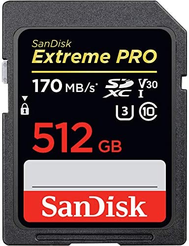 کارت حافظه سن دیسک MicroSD Extreme pro 170MBps ظرفیت 512 گیگابایت