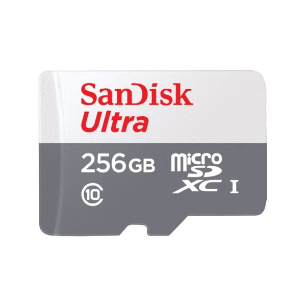 کارت حافظه سن دیسک MicroSD Ultra Class 10 100MBps ظرفیت 256 گیگابایت