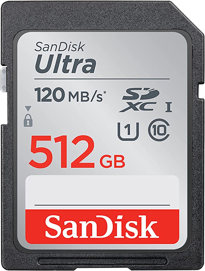 کارت حافظه سن دیسک SD Ultra Class 10 120MBps ظرفیت 512 گیگابایت