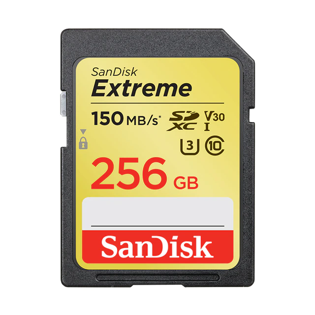 کارت حافظه سن دیسک SD Extreme 150MBps ظرفیت 256 گیگابایت