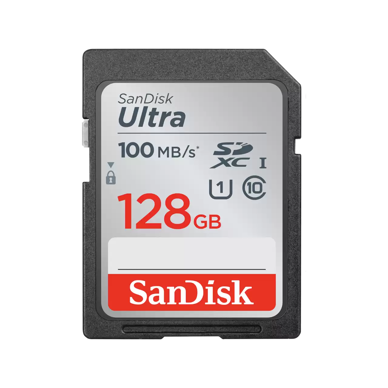 کارت حافظه سن دیسک SD Ultra Class 10 100MBps ظرفیت 128 گیگابایت