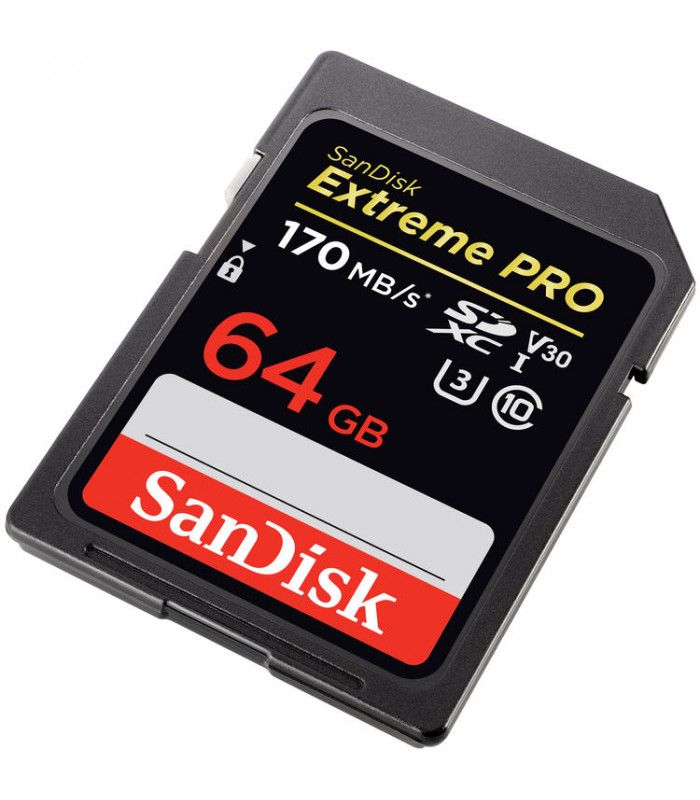 کارت حافظه سن دیسک MicroSD Extreme UHS-I U3 170MBps ظرفیت 64 گیگابایت