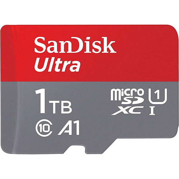 کارت حافظه microSDXC سن دیسک مدل Ultra A1 کلاس 10 سرعت 120MBps ظرفیت 1 ترابایت