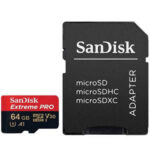 کارت حافظه microSDXC سن دیسک مدل Extreme Pro سرعت 170MBps ظرفیت 64 گیگابایت