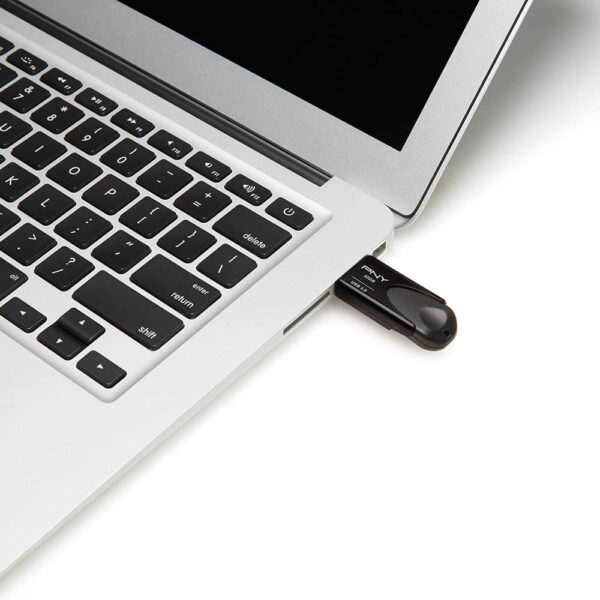 فلش مموری پی ان وای مدل Attach 4 ظرفیت 32 گیگابایت USB 3.۰ Black