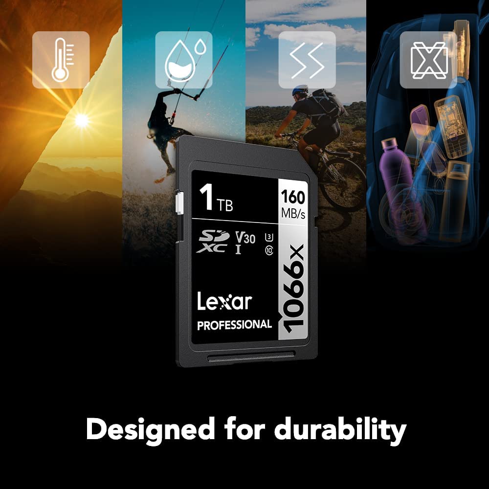کارت حافظه لکسار SD 1667x ظرفیت 1 ترابایت سرعت 160m/s