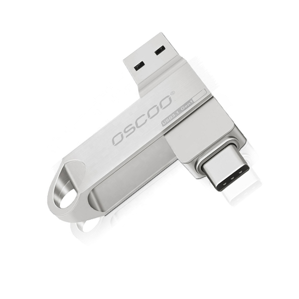 فلش مموری OSCOO مدل CU-002 type-c USB 3.1 ظرفیت 128 گیگابایت