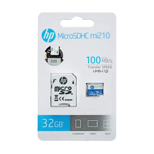 کارت حافظه microSD برند HP مدل Mi310 ظرفیت 32 گیگابایت