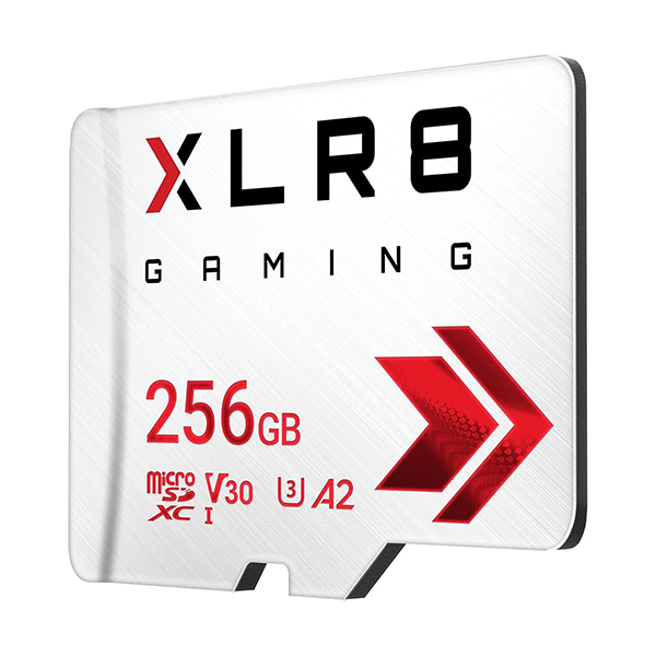 مموری کارت microSD پی ان وای XLR8 Gaming Class 10 U3 V30 ظرفیت 256 گیگابایت