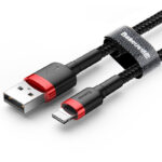 کابل تبدیل USB به لایتنینگ باسئوس مدل CALKLF-C19 Cafule طول 2 متر