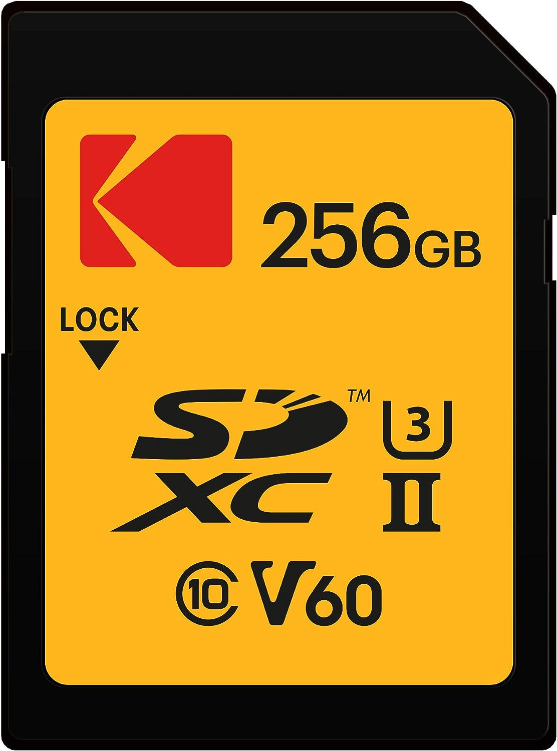 کارت حافظه کداک SD با ظرفیت 256 گیگابایت مدل V30 A1 کلاس 10
