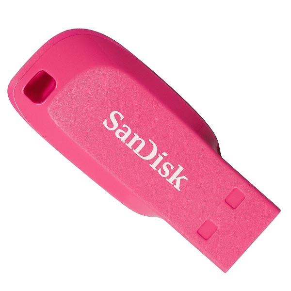 فلش مموری سن دیسک SDCZ50 Cruzer Blade CZ50 pink ظرفیت 16 گیگابایت