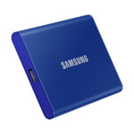 هارد SSD اکسترنال سامسونگ مدل T7 Portable Blue ظرفیت 2 ترابایت