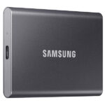 هارد SSD اکسترنال سامسونگ مدل T7 Portable Grey ظرفیت 2 ترابایت