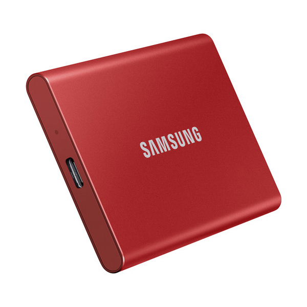 هارد SSD اکسترنال سامسونگ مدل T7 Portable RED ظرفیت 2 ترابایت