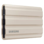 هارد SSD اکسترنال سامسونگ مدل T7 Shield Beige ظرفیت 1 ترابایت