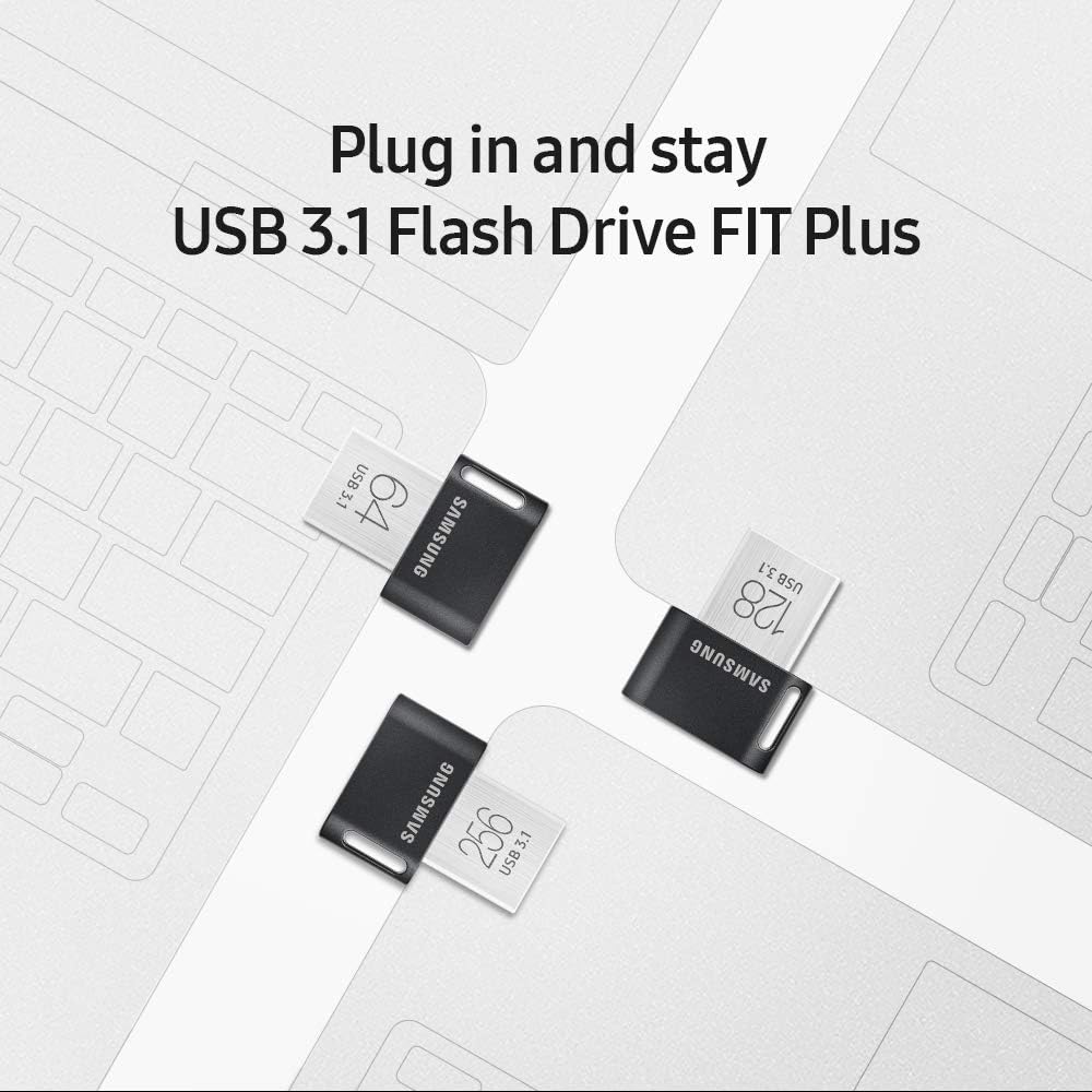 فلش مموری USB 3.1 سامسونگ مدل FIT Plus ظرفیت 128 گیگابایت