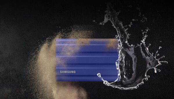 هارد SSD اکسترنال سامسونگ مدل T7 Shield Blue ظرفیت 1 ترابایت