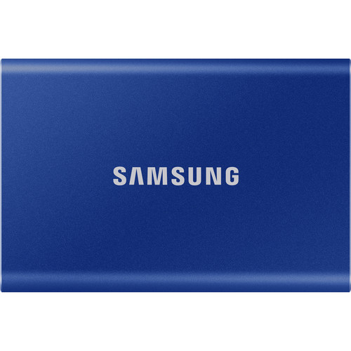 هارد SSD اکسترنال سامسونگ مدل T7 Portable Blue ظرفیت 500 گیگابایت