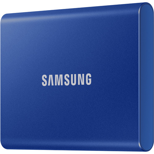 هارد SSD اکسترنال سامسونگ مدل T7 Portable Blue ظرفیت 500 گیگابایت