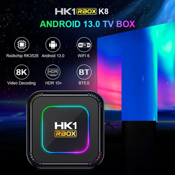 اندروید باکس مدل HK1 RBOX K8