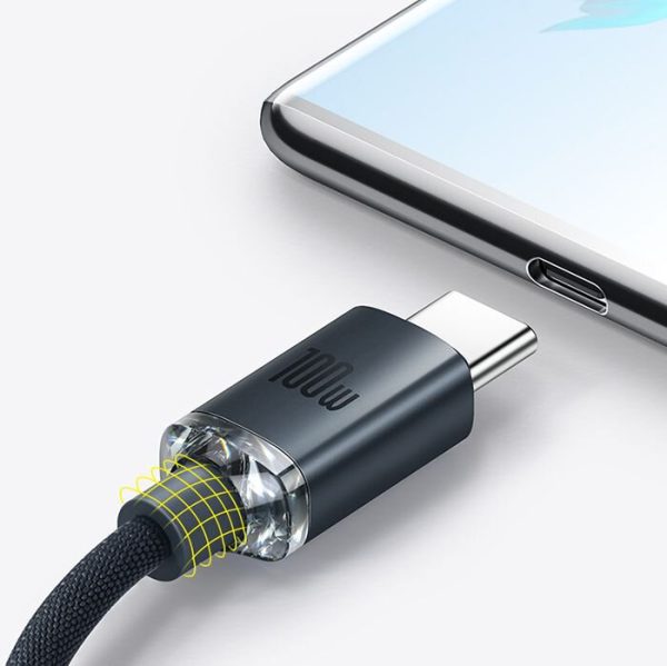 کابل شارژ USB به Type-C باسئوس مدل CAJY000401