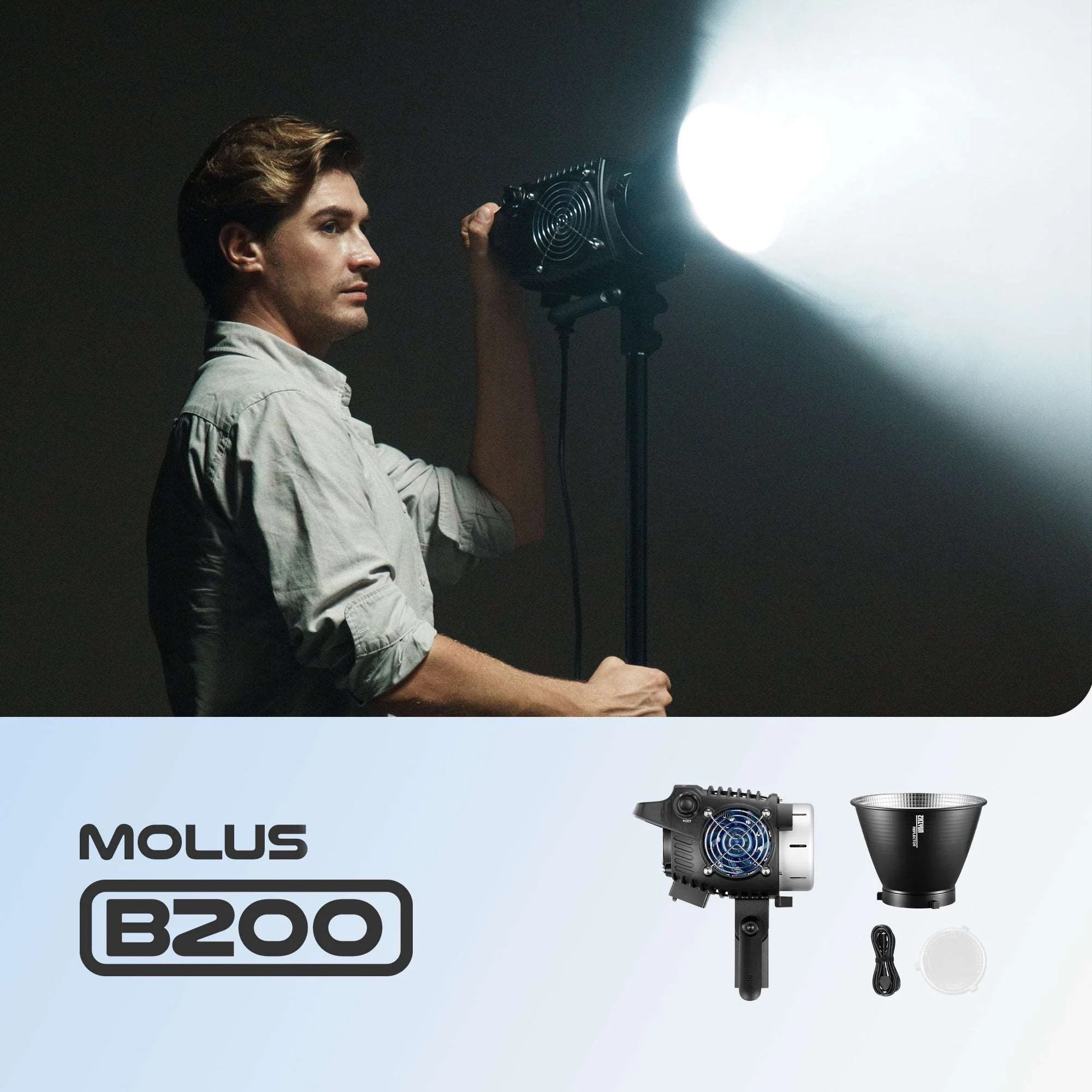 نور ال ای دی ژیون ZHIYUN MOLUS B200