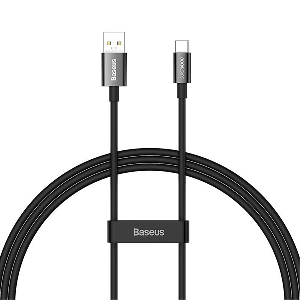 کابل شارژ USB به TYPE-C بیسوس مدل SUPERVOOC 65W طول 1 متر