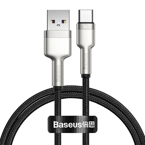 کابل تبدیل USB به تایپ سی بیسوس مدل CAKF000101 طول 1 متر توان 6 آمپر