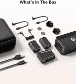 میکروفون یقه ای دو کاربر بی سیم هالی لند Hollyland Lark MAX Duo Microphone