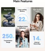 میکروفون یقه‌ای هالی‌لند مدل Hollyland LARK MAX Solo