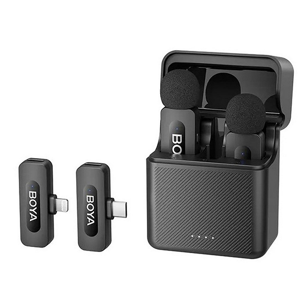 میکروفون یقه ای بی سیم بویا مدل BOYA BY-V3 Combo