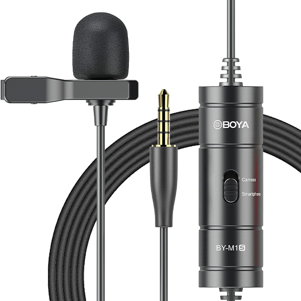 میکروفون یقه ای با سیم بویا مدل BOYA BY-M1S