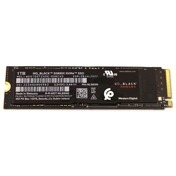 اس اس دی اینترنال وسترن دیجیتال مدل BLACK SN850X NVMe ظرفیت 1 ترابایت