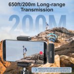 میکروفون 4 کاربره بی سیم یقه ای بویا مدل BOYA BY-V4D